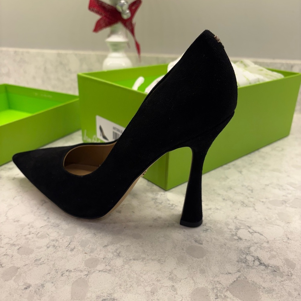 Sam Edelman Black Suede Heels